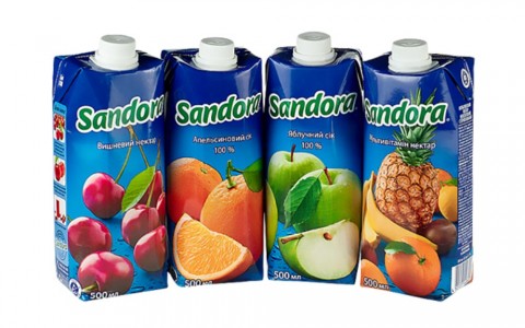 Сок Sandora 0,5 л 